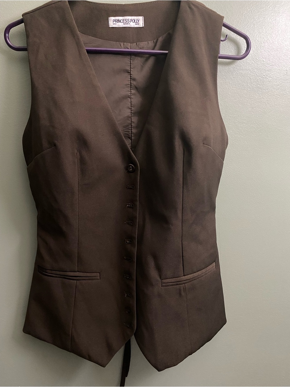 Princess Polly Chocolate Brown women West size 4
